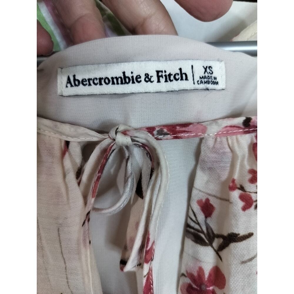 3868) Abercrombie & Fitch Floaty Trapeze Floral C… - image 8